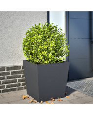 Jardinière anthracite 50x50x50 cm acier | Mobilier & Déco