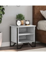 Tables de chevet 2 pcs sonoma gris 40x30x40cm bois d'ingénierie | Mobilier & Déco