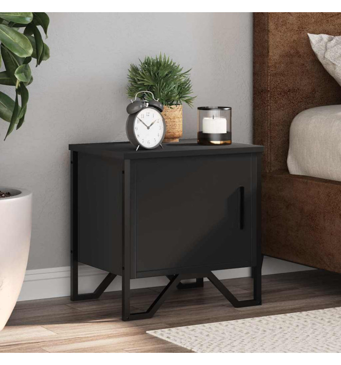 Tables de chevet 2 pcs Noir 40 x 30 x 40 cm Aggloméré | Mobilier & Déco