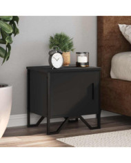 Tables de chevet 2 pcs Noir 40 x 30 x 40 cm Aggloméré | Mobilier & Déco
