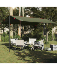 Bâche de camping vert olive 406x306 cm imperméable | Mobilier & Déco