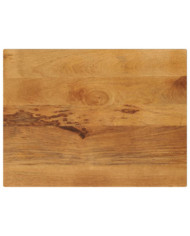 Dessus de table 80x60x2,5 cm rectangulaire bois massif manguier | Mobilier & Déco