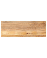 Dessus de table 160x50x3,8cm rectangulaire bois massif manguier | Mobilier & Déco