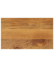 Dessus de table 50x20x2,5 cm rectangulaire bois massif manguier | Mobilier & Déco