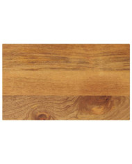 Dessus de table 40x20x3,8 cm rectangulaire bois massif manguier | Mobilier & Déco