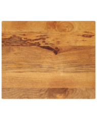 Dessus de table 60x50x2,5 cm rectangulaire bois massif manguier | Mobilier & Déco