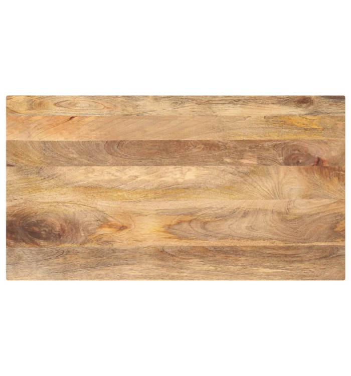 Dessus de table 100x50x2,5cm rectangulaire bois massif manguier | Mobilier & Déco