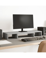 Support de moniteur élévateur réglable sonoma gris | Mobilier & Déco