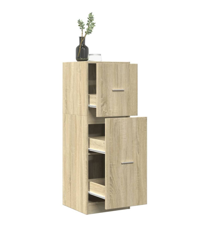 Armoire d'apothicaire chêne sonoma 40x41x118 cm bois ingénierie | Mobilier & Déco