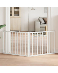 Barrière pour chien pliable 2 panneaux 160 cm bois de peuplier | Mobilier & Déco
