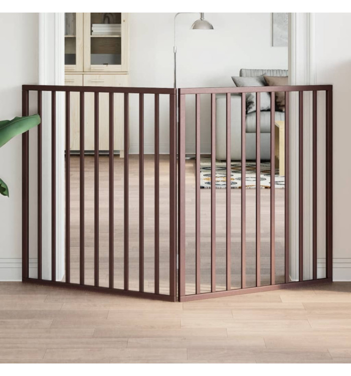 Barrière pour chien pliable 2 panneaux 160 cm bois de peuplier | Mobilier & Déco