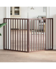 Barrière pour chien pliable 2 panneaux 160 cm bois de peuplier | Mobilier & Déco