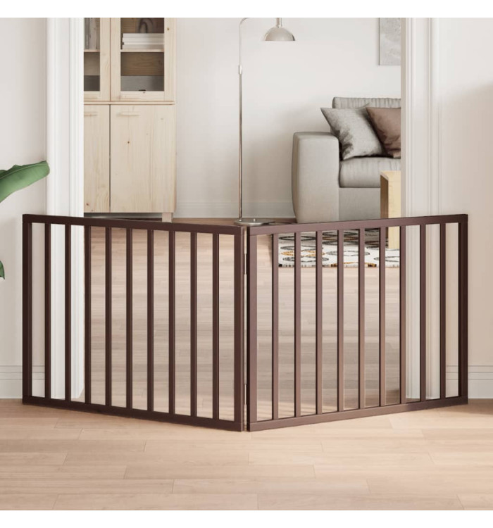 Barrière pour chien pliable 2 panneaux 160 cm bois de peuplier | Mobilier & Déco