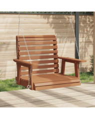 Chaise balançoire de jardin chaînes en métal bois massif sapin | Mobilier & Déco