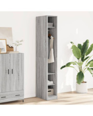Garde-robe sonoma gris 30x50x200 cm bois d'ingénierie | Mobilier & Déco