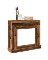  Cadre de cheminée vieux bois 100x30x87,5 cm bois d'ingénierie | Mobilier & Déco