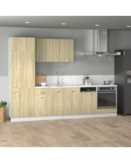 Ensemble d'armoires de cuisine "Lyon" 7 pcs chêne sonoma | Mobilier & Déco
