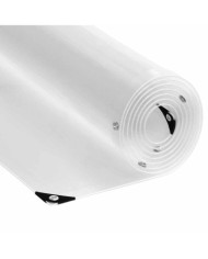 Bâche transparente avec œillets 2x12 m PVC | Mobilier & Déco