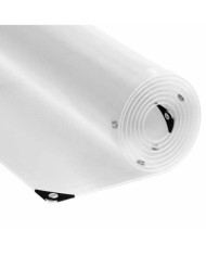 Bâche transparente avec œillets 5x10 m PVC | Mobilier & Déco