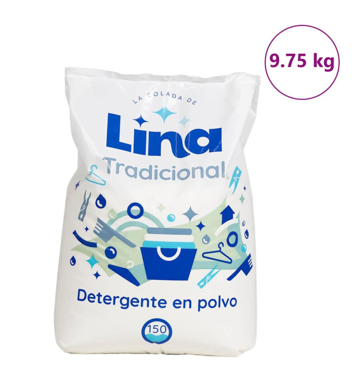 Lessive en poudre pour 150 lavages 9,75kg blanc | Mobilier & Déco
