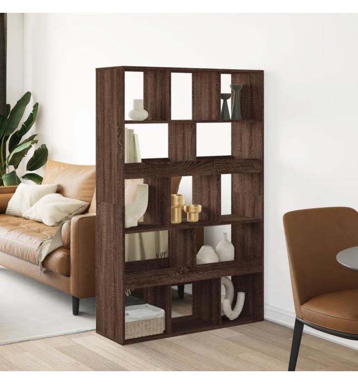 Cloison de séparation chêne marron bois d'ingénierie | Mobilier & Déco