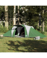 Tente familiale à dôme 6 personnes vert imperméable | Mobilier & Déco