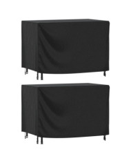 Housses de salon de jardin 2 pcs 140x70x90 cm imperméable 420D | Mobilier & Déco