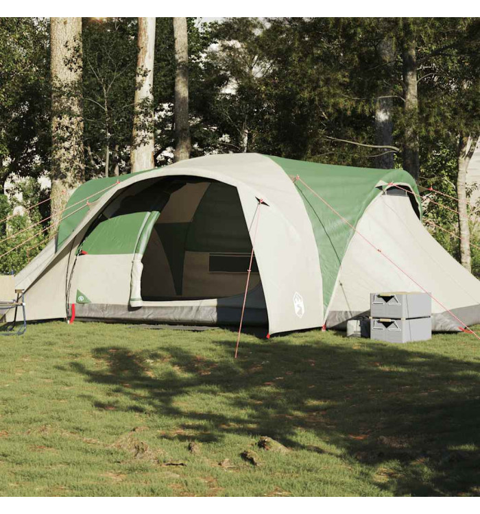 Tente familiale à dôme 6 personnes vert imperméable | Mobilier & Déco