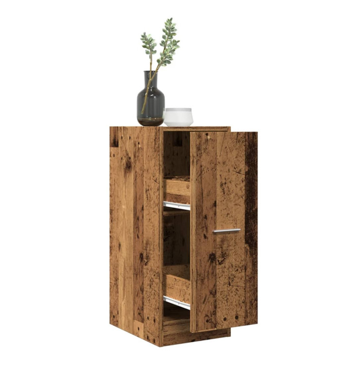Armoire d'apothicaire vieux bois 30x41x77,5cm bois d'ingénierie | Mobilier & Déco