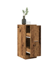 Armoire d'apothicaire vieux bois 30x41x77,5cm bois d'ingénierie | Mobilier & Déco