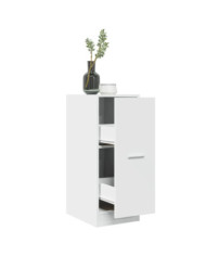 Armoire d'apothicaire blanc 30x41x77,5 cm bois d'ingénierie | Mobilier & Déco