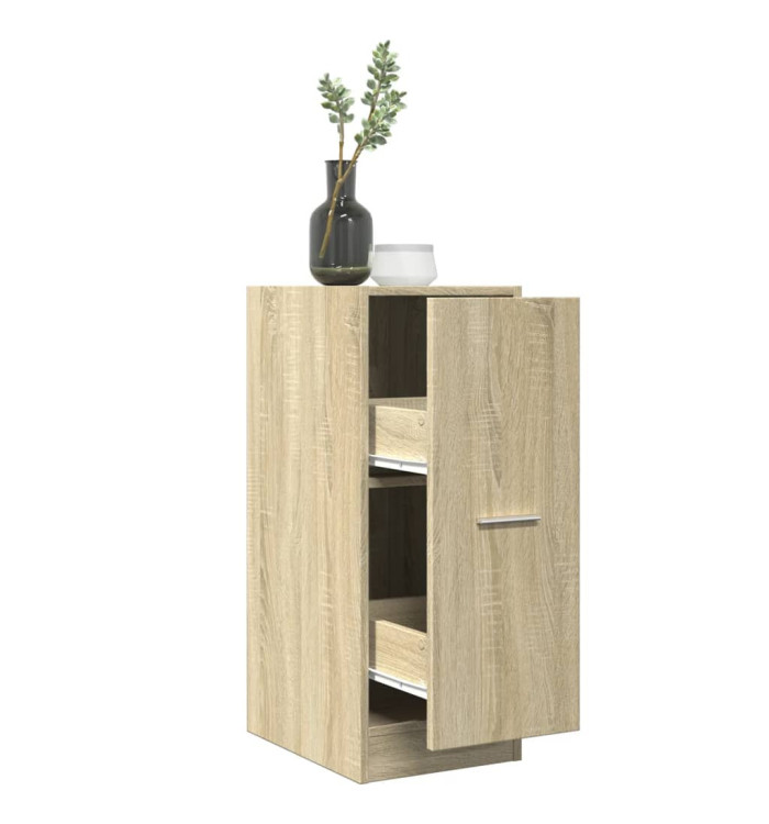 Armoire d'apothicaire chêne sonoma 30x41x77,5cm bois ingénierie | Mobilier & Déco