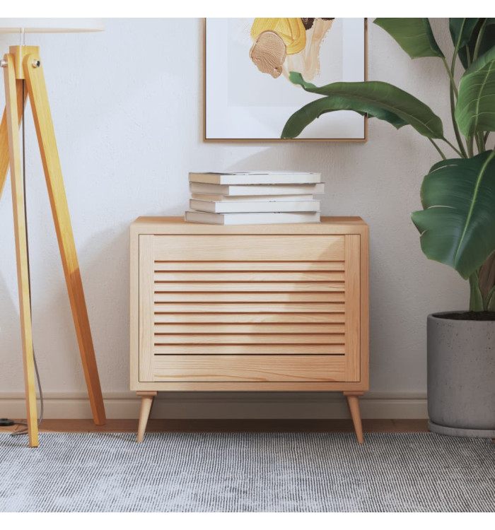Porte d'armoire à persiennes 39,5x59,4 cm bois de pin massif | Mobilier & Déco