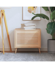 Porte d'armoire à persiennes 39,5x59,4 cm bois de pin massif | Mobilier & Déco