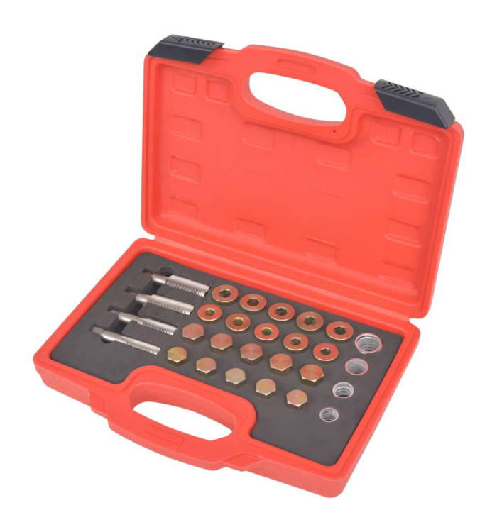 Kit de réparation de bouchon de vidange d'huile 64 pcs | Mobilier & Déco