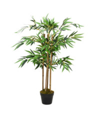 Plante artificielle avec pot Bambou Twiggy 90 cm | Mobilier & Déco