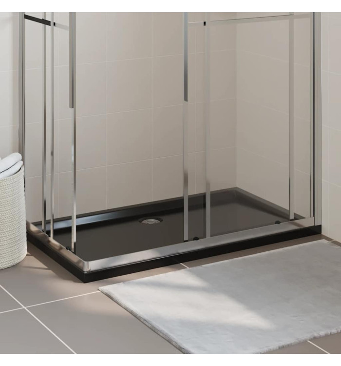 Receveur de douche rectangulaire ABS Noir 70x120 cm | Mobilier & Déco