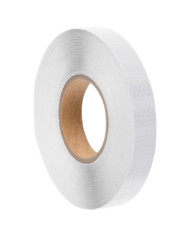 Bande réfléchissante Blanc 2,5 cmx50 m PVC | Mobilier & Déco