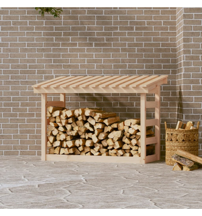 Support pour bois de chauffage 108x64,5x78 cm Bois de pin | Mobilier & Déco