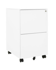 Classeur mobile Blanc 39x45x67 cm Acier | Mobilier & Déco