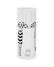 Porte-parapluie Femmes Acier Blanc | Mobilier & Déco