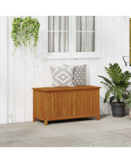 Boîte de rangement de jardin 113x50x58 cm Bois d'acacia solide | Mobilier & Déco