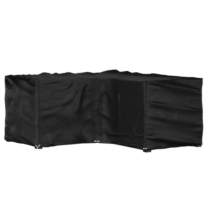 Housse de salon de jardin en forme de L 12 œillets 185x185x90cm | Mobilier & Déco