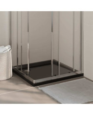 Receveur de douche carré ABS Noir 80x80 cm | Mobilier & Déco