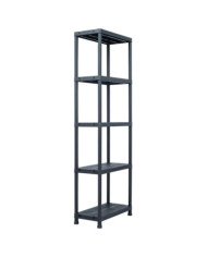 Étagère de rangement Noir 125 kg 60x30x180 cm Plastique | Mobilier & Déco