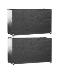 Housses salon de jardin 2pcs 8œillets 170x94x70cm rectangulaire | Mobilier & Déco