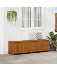 Boîte de rangement de jardin 200x50x58 cm Bois d'acacia solide | Mobilier & Déco