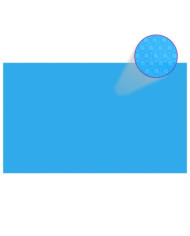 Couverture de piscine rectangulaire 500x300 cm PE Bleu | Mobilier & Déco