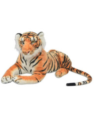 Tigre en peluche Marron XXL | Mobilier & Déco