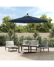 Tissu de remplacement pour parasol déporté Bleu 350 cm | Mobilier & Déco